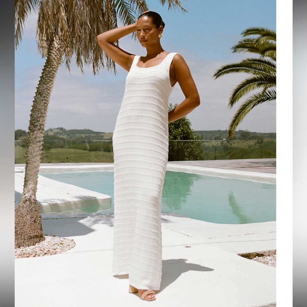 SABO SKIRT Charlee Dress white maxi dress